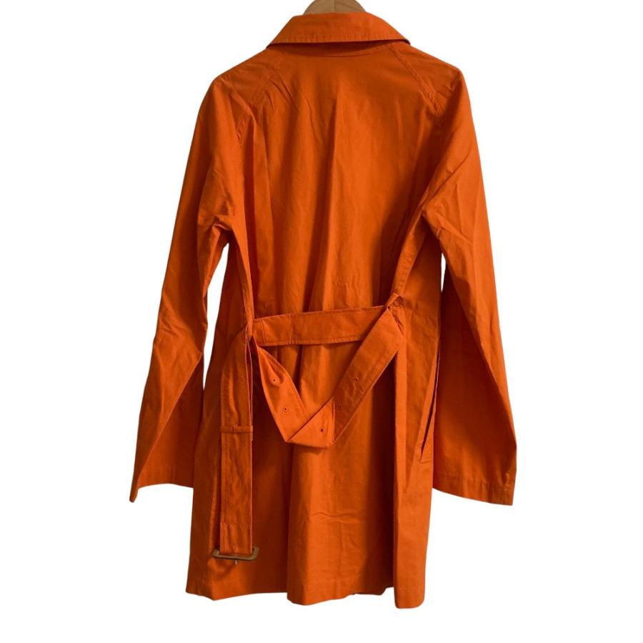 MACKINTOSH ロングコート サイズ34 オレンジ Mackintosh（マッキントッシュ） 美品 コットン ベルテッド オーバー