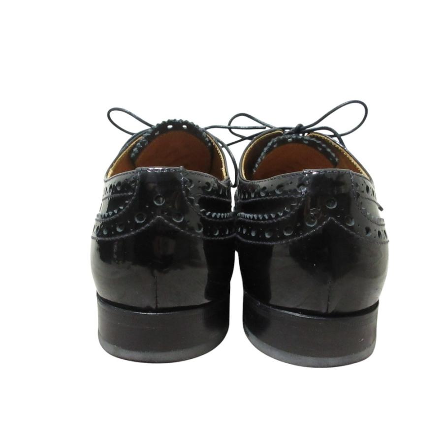美品 Church's チャーチ BURWOOD パテントレザー オックスフォードブローグシューズ A73683 サイズ35 約22cm ブラック レディース 古着 中古_2
