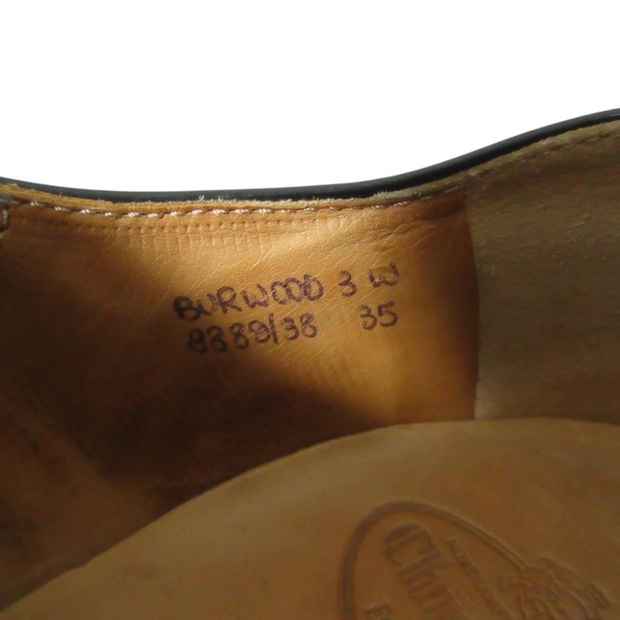 美品 Church's チャーチ BURWOOD パテントレザー オックスフォードブローグシューズ A73683 サイズ35 約22cm ブラック レディース 古着 中古_7