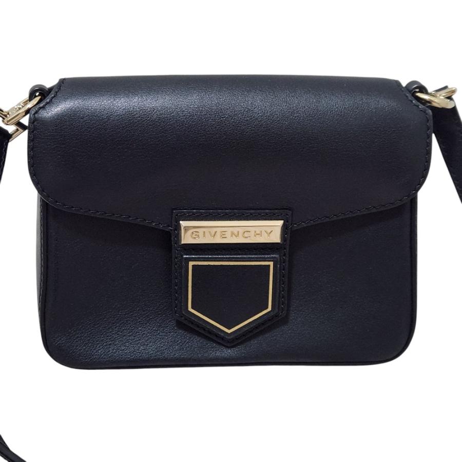GIVENCHY（ジバンシィ） 美品 ノビレ レザー クロスボディバッグ 