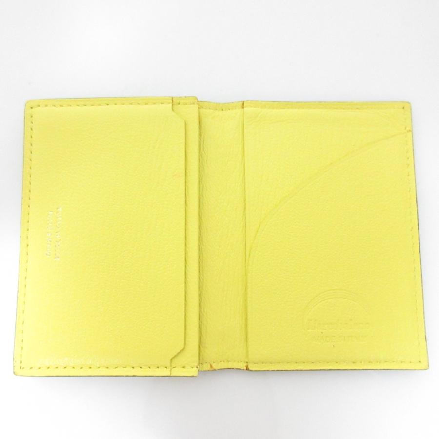 L'arcobaleno（ラルコバレーノ） 良品 レザーカードケース 名刺入れ