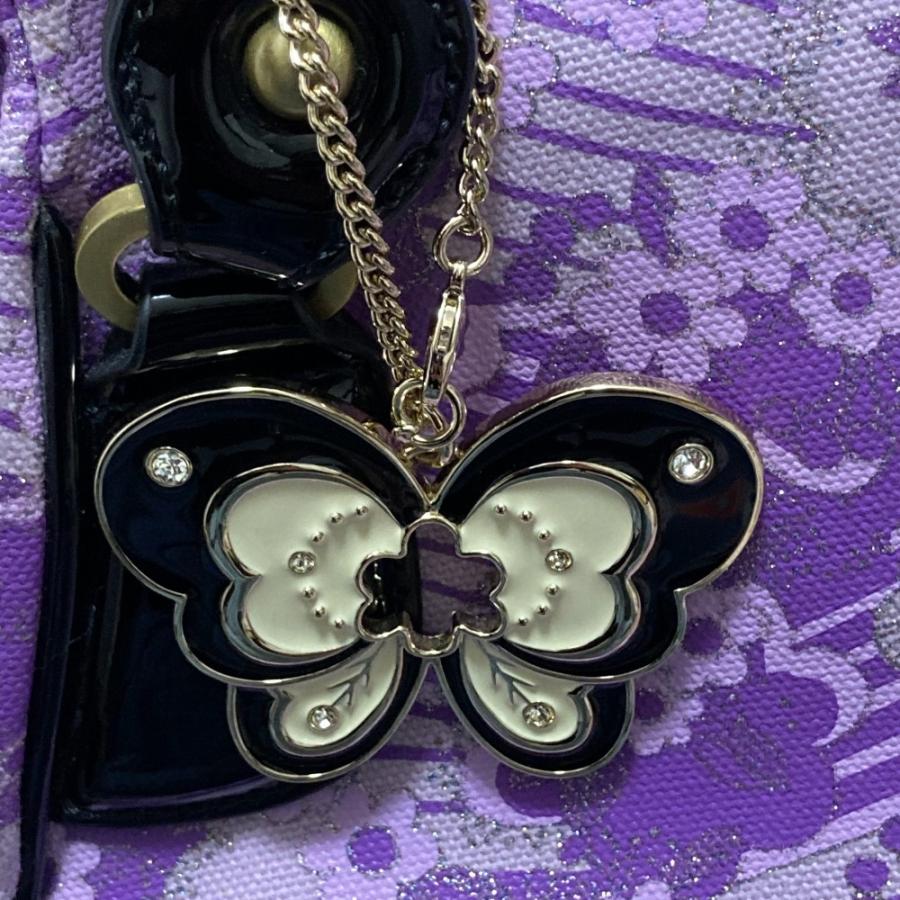 ANNA SUI（アナスイ） 美品 フラワープリント キャンバス トートバッグ 