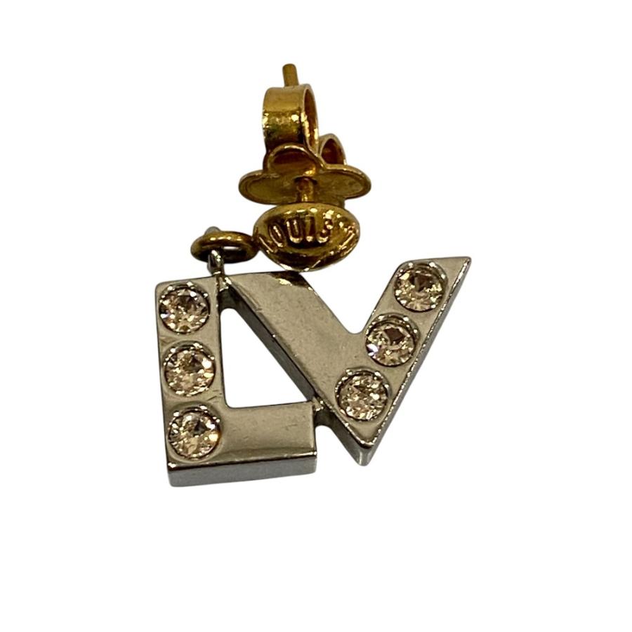 良品 LOUIS VUITTON ルイヴィトン ブックル ドレイユ ピアスセット M67036 シルバーカラー ゴールドカラー レディース 古着 中古_4