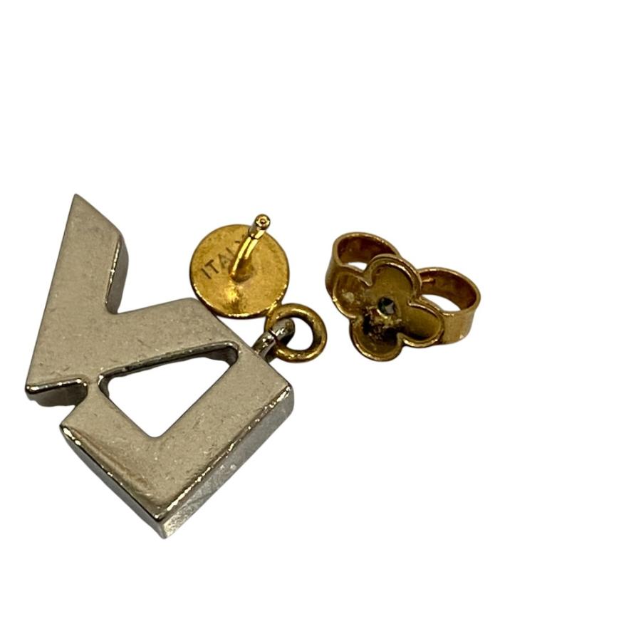 良品 LOUIS VUITTON ルイヴィトン ブックル ドレイユ ピアスセット M67036 シルバーカラー ゴールドカラー レディース 古着 中古_6