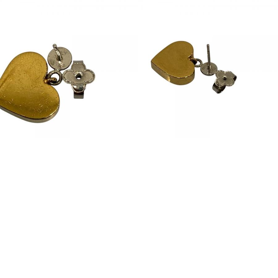 良品 LOUIS VUITTON ルイヴィトン ブックル ドレイユ ピアスセット M67036 シルバーカラー ゴールドカラー レディース 古着 中古_9