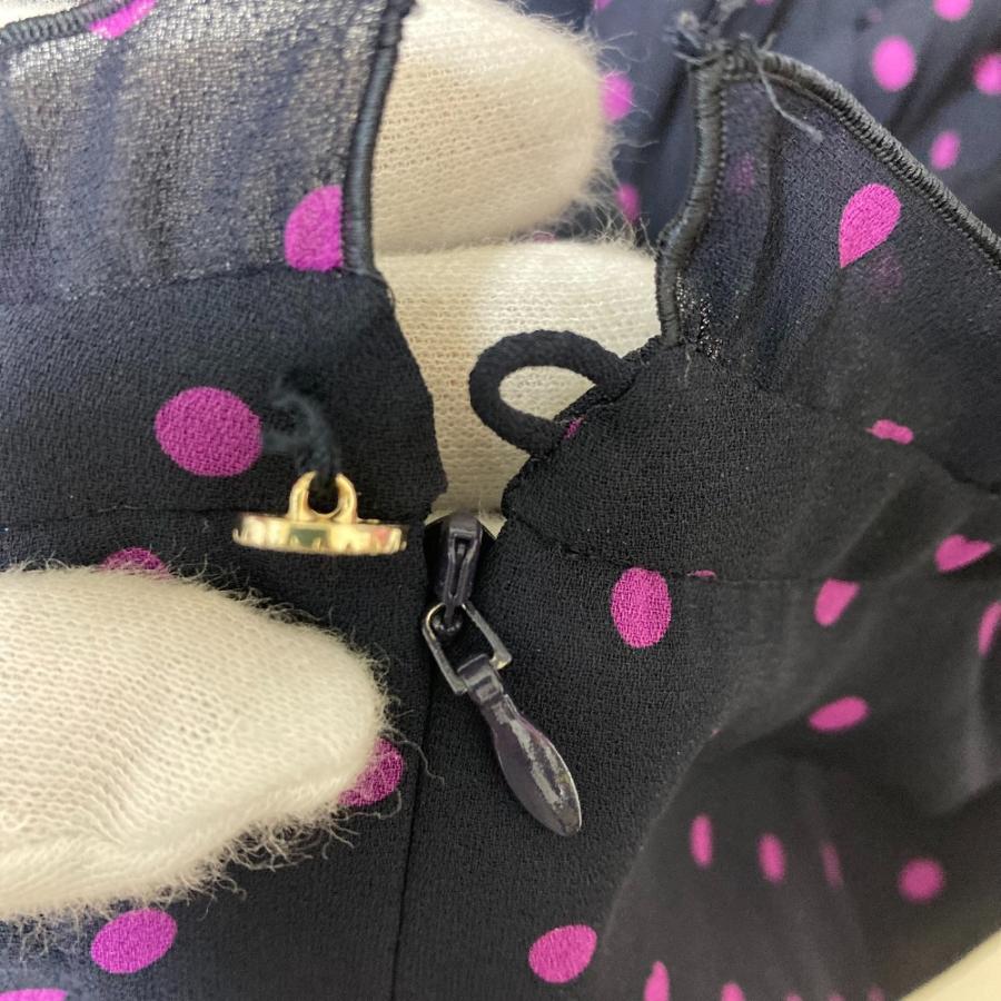 ANAYI（アナイ） 美品 22AW ANAYI ドット フリル ノースリーブ