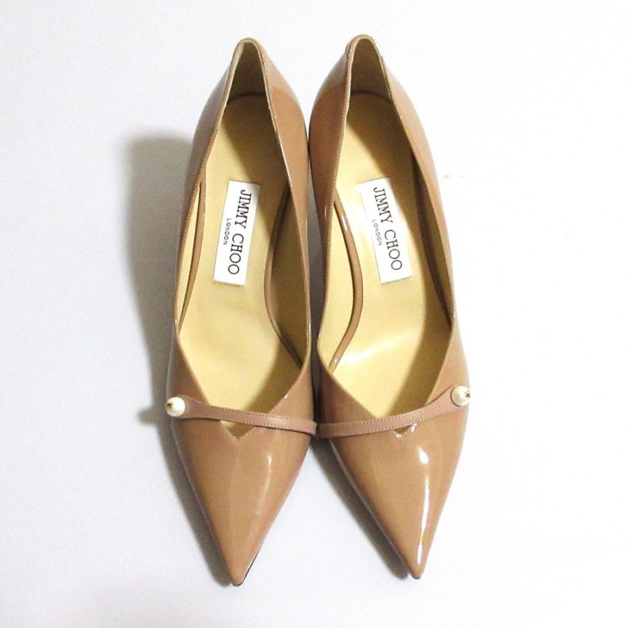JIMMY CHOO（ジミーチュウ） 新品同様 ROSALIA 65 ロザリア パール
