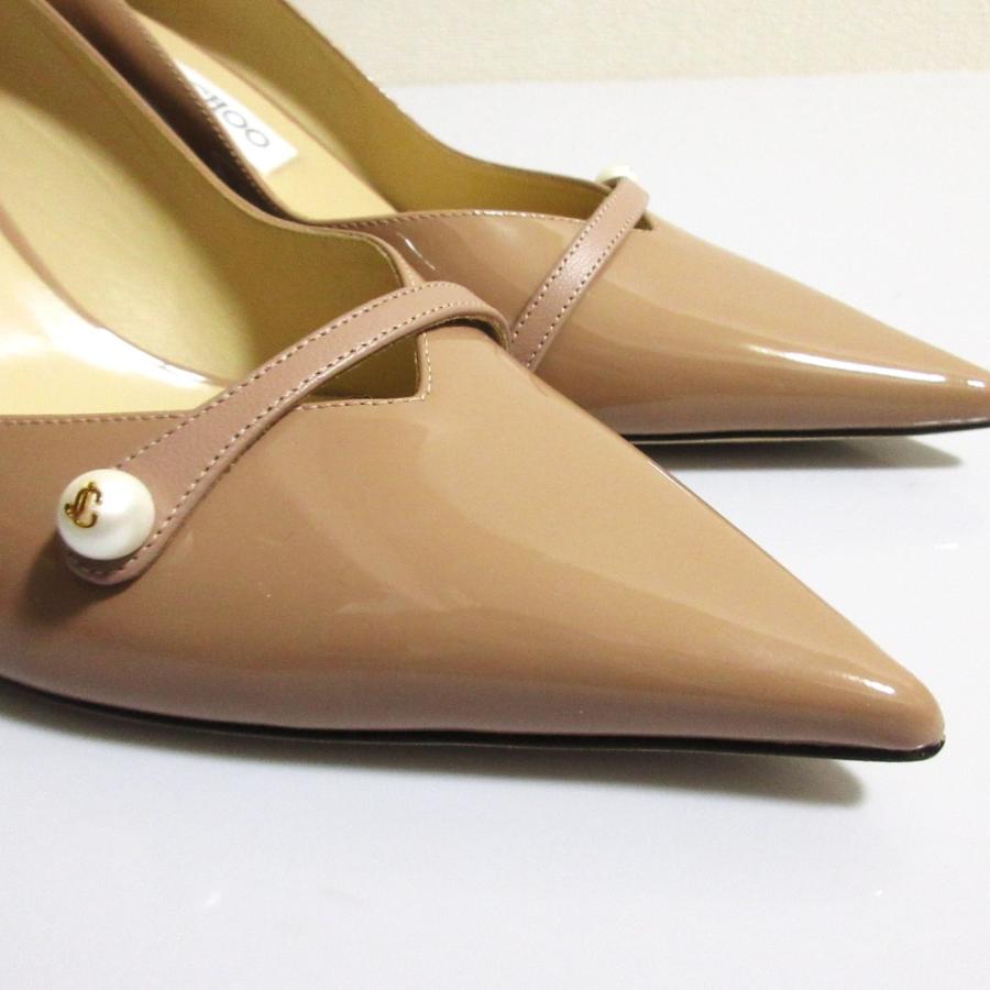 JIMMY CHOO（ジミーチュウ） 新品同様 ROSALIA 65 ロザリア パール