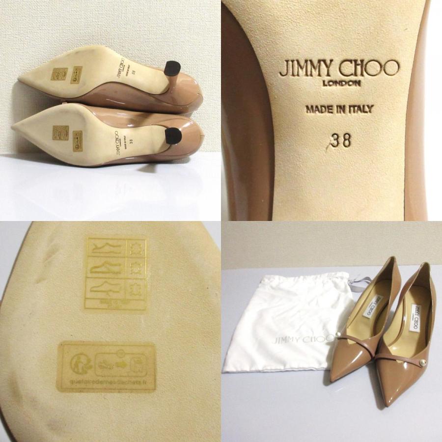 JIMMY CHOO（ジミーチュウ） 新品同様 ROSALIA 65 ロザリア パール