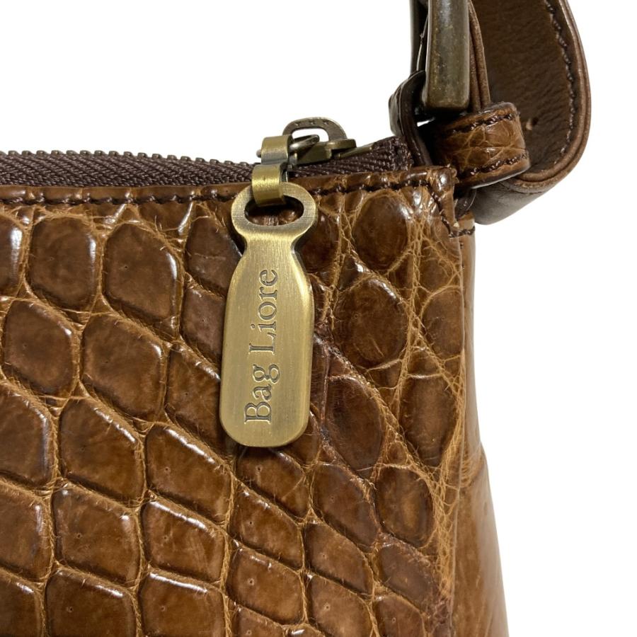 美品 BAG LIORE バグリオ レザー ショルダーバッグ ブラウン