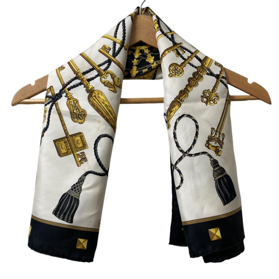 HERMES（エルメス） カレ90 LES CLES THE KEYS RARE 鍵 キー柄 大判