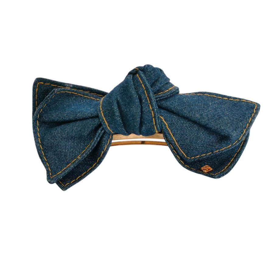 ALEXANDRE DE PARIS（アレクサンドル ドゥ パリ） 美品 デニム リボン