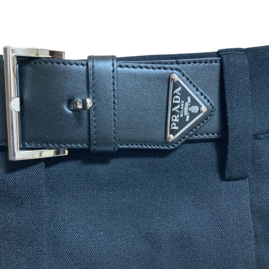 PRADA（プラダ） 美品 23年商品 ウールギャバジン トライアングルロゴ