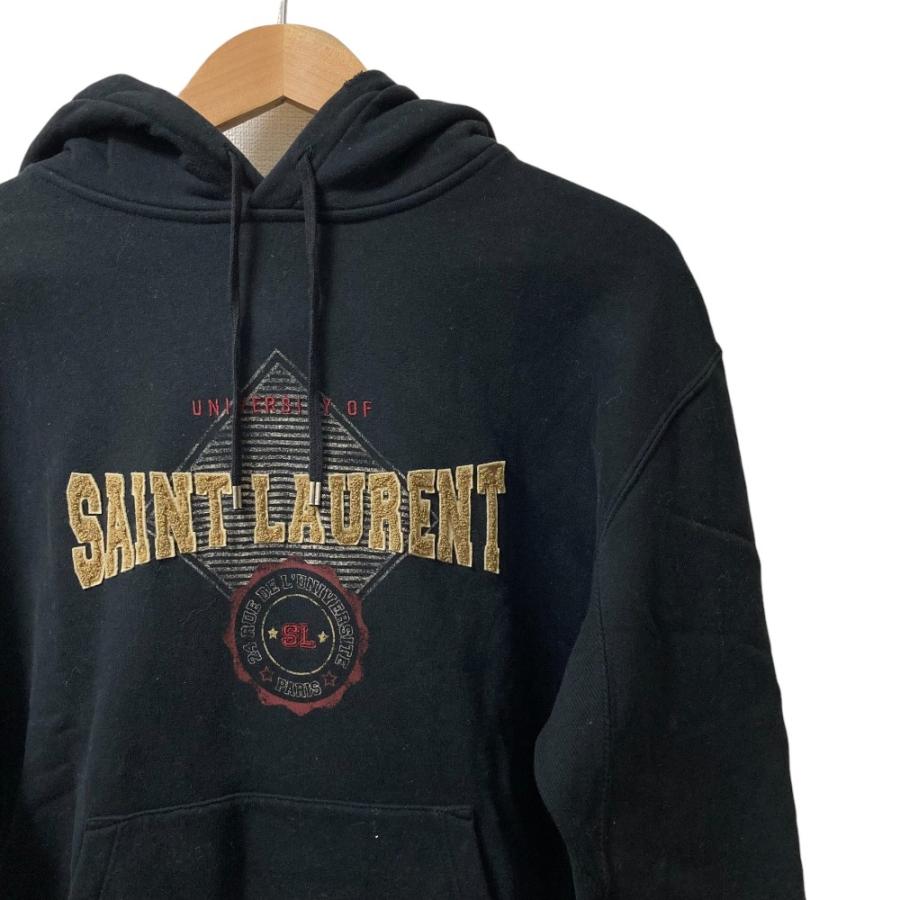 美品 SAINT LAURENT PARIS サンローランパリ ユニバーシティプリント 