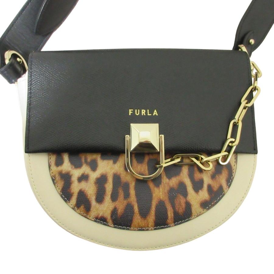 FURLA（フルラ） 良品 MISS MIMI レオパード柄 ショルダーバッグ 