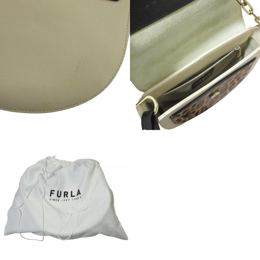 FURLA（フルラ） 良品 MISS MIMI レオパード柄 ショルダーバッグ