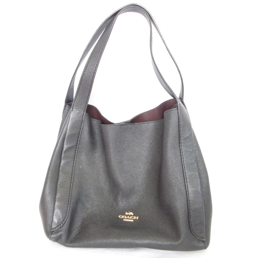未使用級 コーチ ハドリー ホーボー 73549 ショルダーバッグ レザー 黒 COACH（コーチ） 良品 ハドリー ホーボー ショルダーバッグ トート
