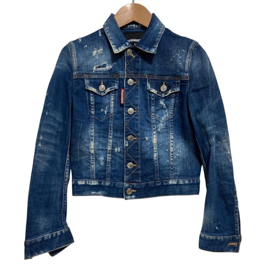DSQUARED2（ディースクエアード） 美品 ダメージ加工 デニムジャケット