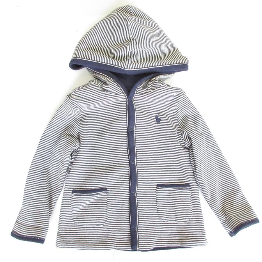 未使用 RALPH LAUREN ラルフローレン キッズ リバーシブル ボーダー 