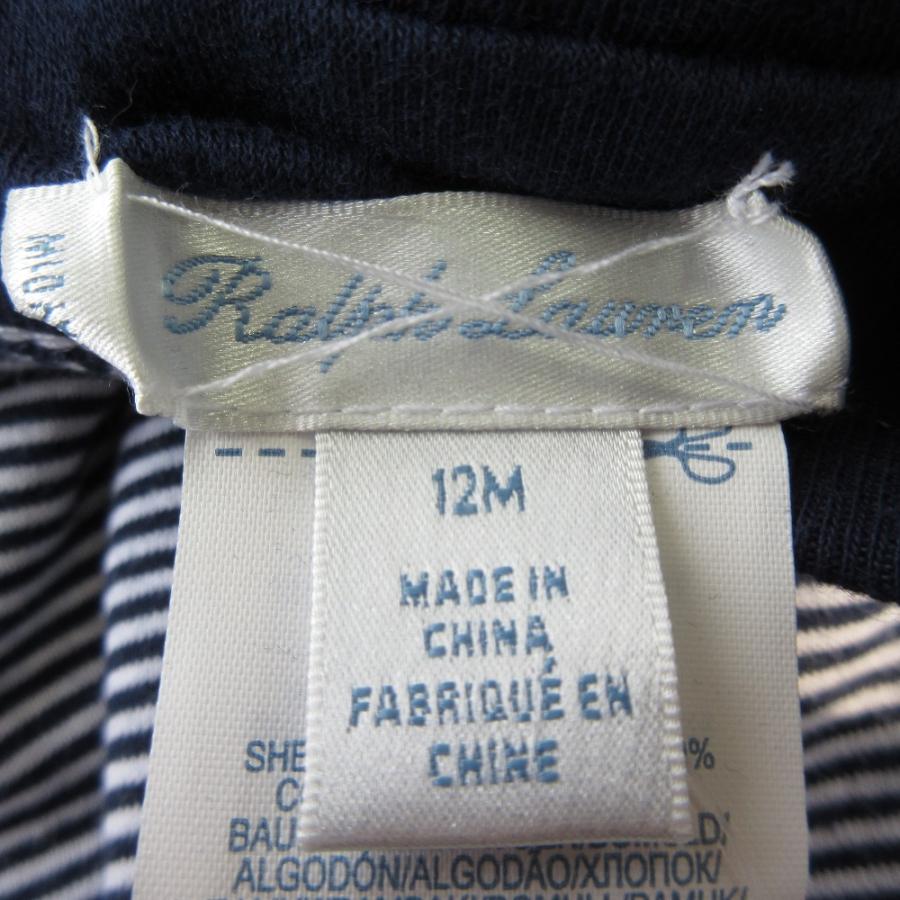 未使用 RALPH LAUREN ラルフローレン キッズ リバーシブル ボーダー 