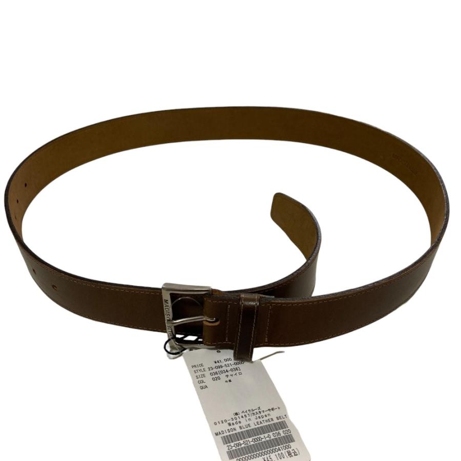 MADISONBLUE レザーベルト DEUXIEME CLASSE 新品 未使用 23SS MADISON BLUE マディソンブルー レザーベルト ブラウン