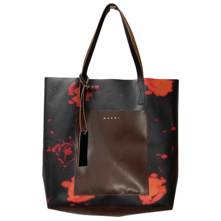 MARNI（マルニ） 美品 21AW MARNI プリント PVC ショッピングトート