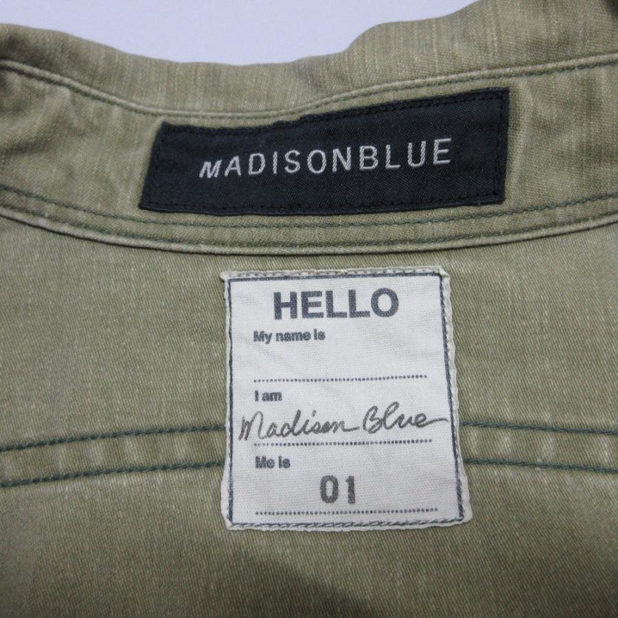 美品 24SS MADISON BLUE マディソンブルー HAMPTON SHIRT BACK SATIN