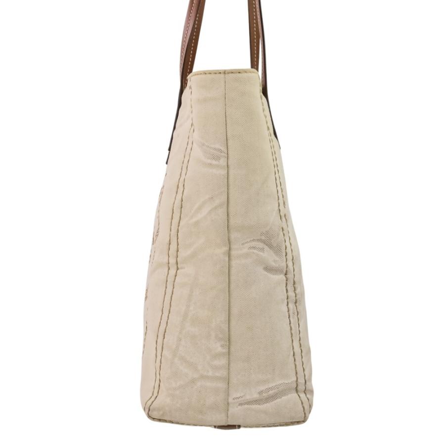 PRADA（プラダ） 良品 MISTOLINO VITELLO スモール リネンブレンド 