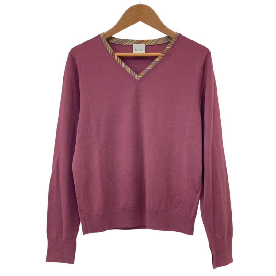 Paul Smith（ポール・スミス） 美品 マルチボーダー Vネック ニット 