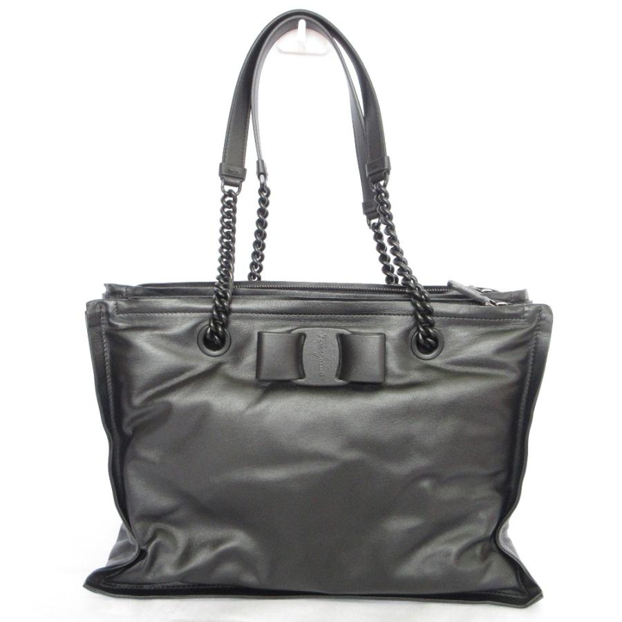 未使用 Salvatore Ferragamo サルヴァトーレフェラガモ VARA BOW BAG