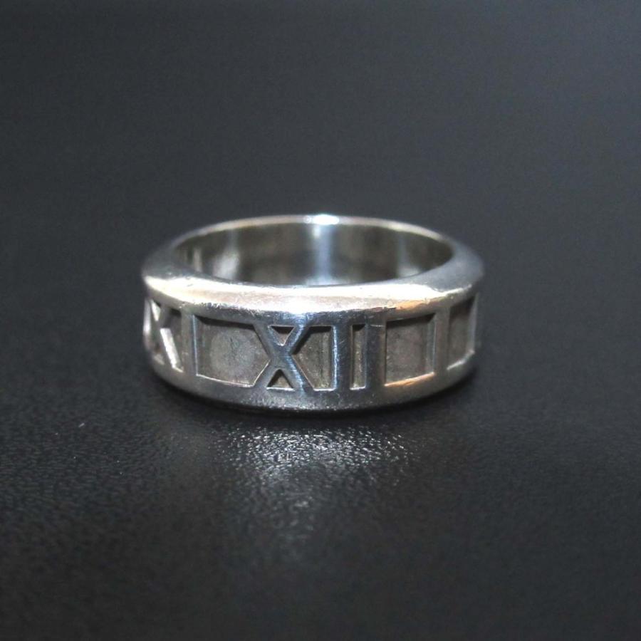 【美品】約10号 ティファニー Tiffany アトラス リングSV925 TIFFANY&Co.（ティファニー） 美品 Tiffany&Co アトラス リング 指輪