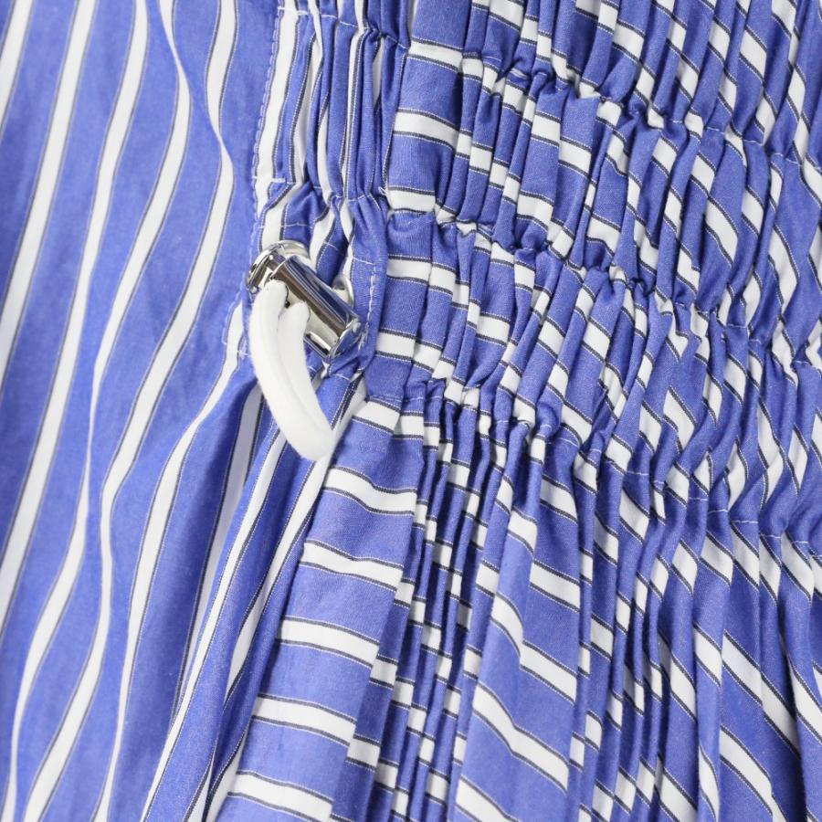 sacai（サカイ） 良品 バックオープン カットオフ ストライプシャツ