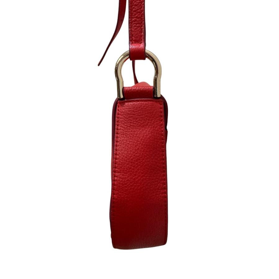 COLE HAAN（コールハーン） 美品 レザー ショルダーバッグ レッド