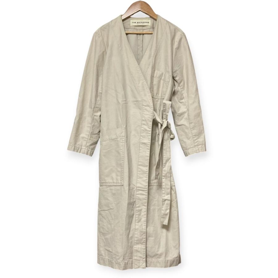 THE SHINZONE（ザ シンゾーン） 良品 DOC COAT ノーカラー ロング 