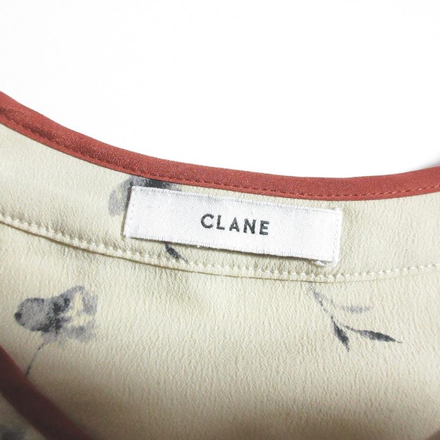 CLANE（クラネ） 美品 DRESS FLOWER TOPS フラワープリント ブラウス 