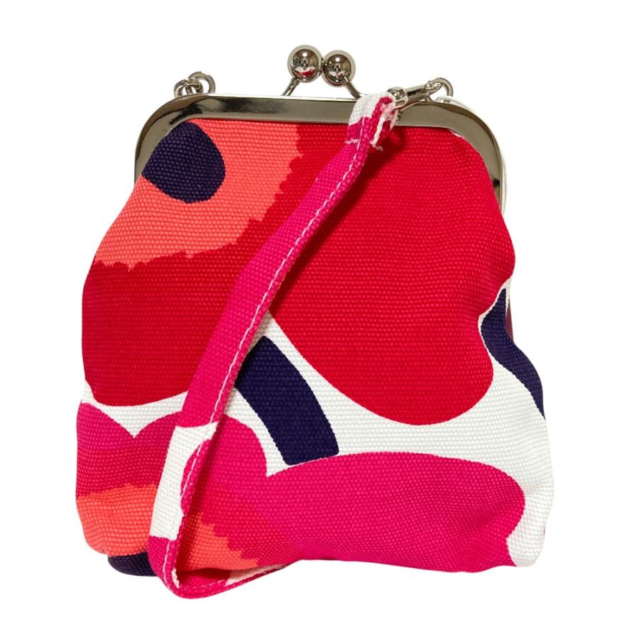 marimekko（マリメッコ） 新品同様 ウニッコ がま口 ショルダーポーチ 