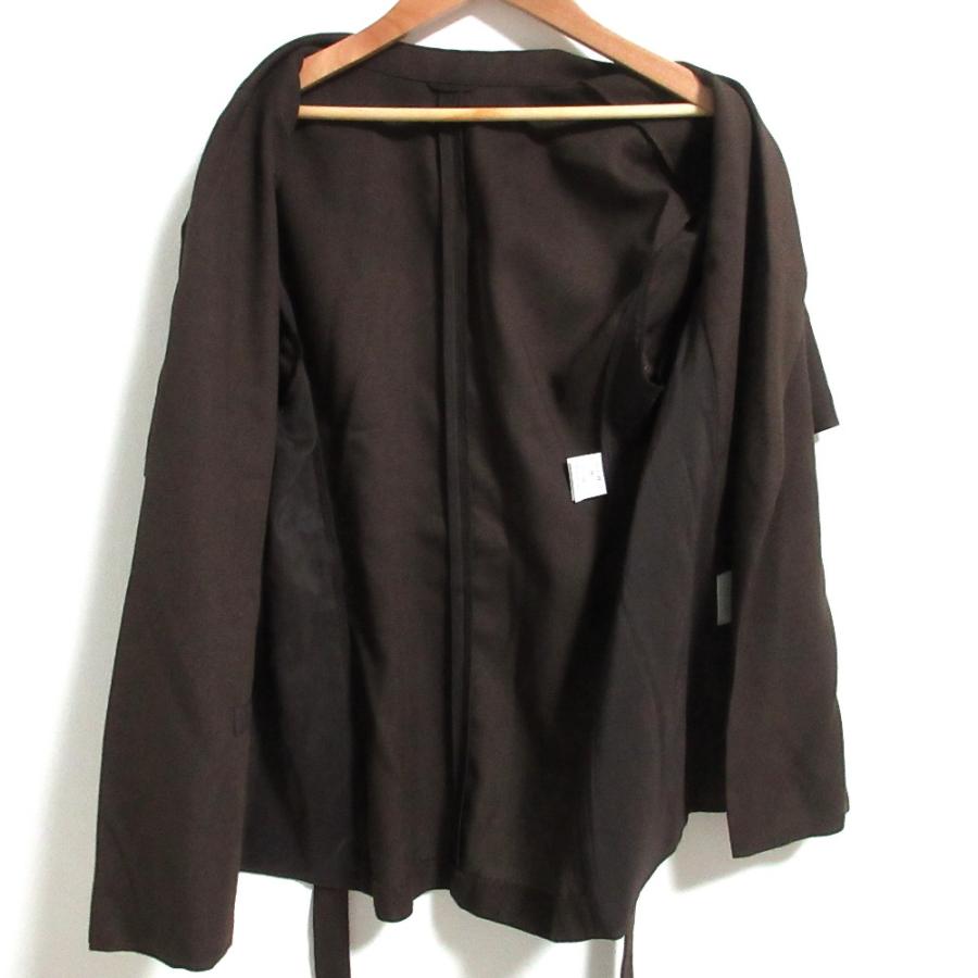 良品 25AW ANAYI アナイ リネンライクビエラ 半袖 ジャケット パンツ 2点セット セットアップ 38 36サイズ ブラウン レディース 古着 中古 USED ANAYI（アナイ） 良品 25AW ANAYI リネンライクビエラ 半袖 ジャケット