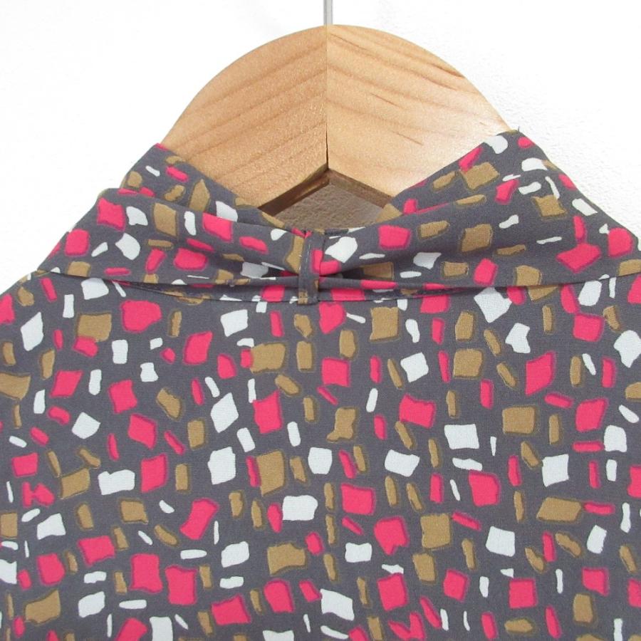 良品 23AW ANAYI アナイ イレギュラースクエアプリント ギャザー  