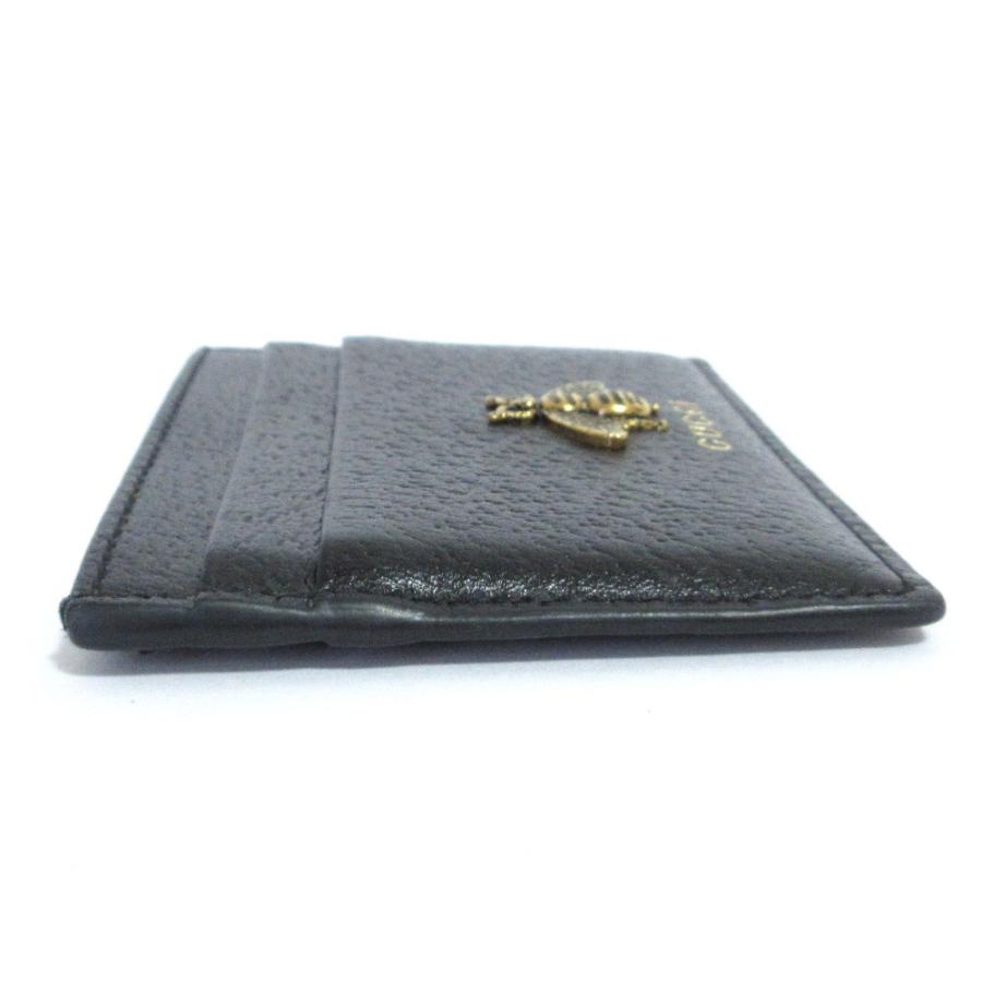 GUCCI（グッチ） 新品同様 アニマリエ レザーBEEカードケース パス
