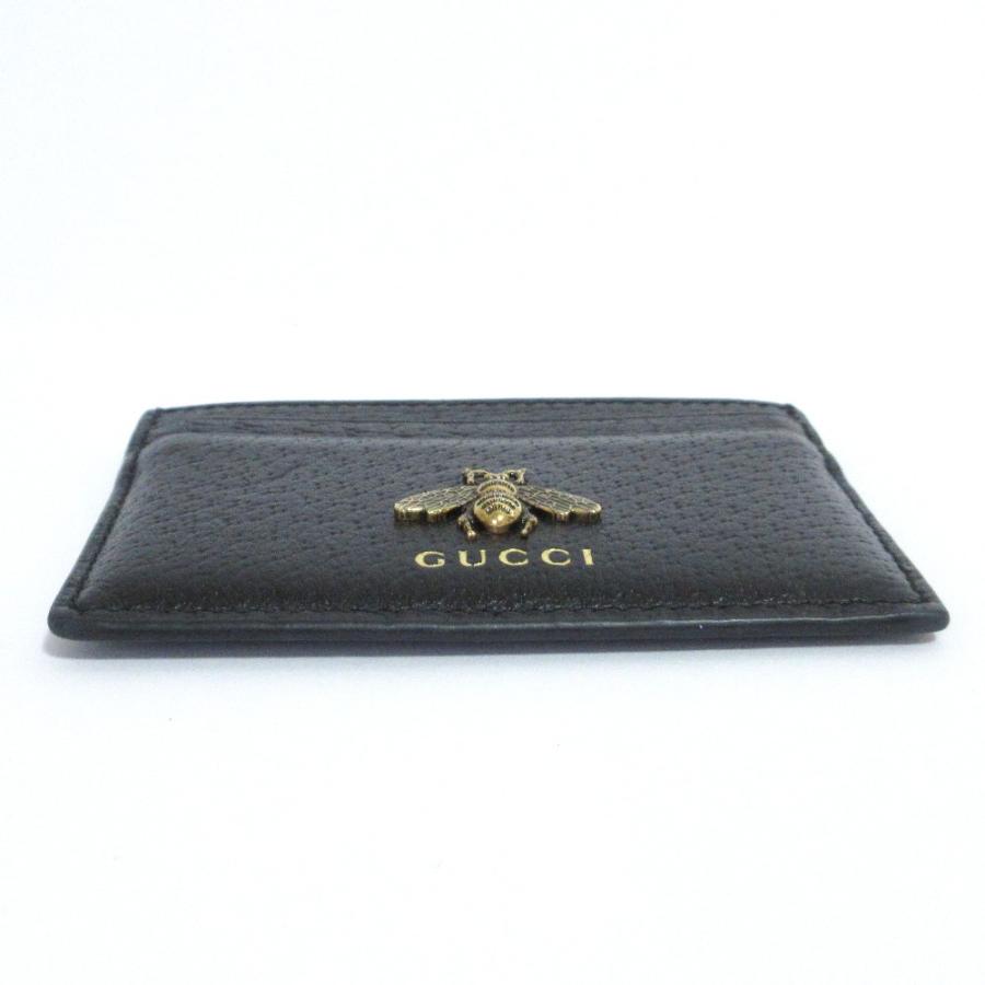 GUCCI（グッチ） 新品同様 アニマリエ レザーBEEカードケース パス