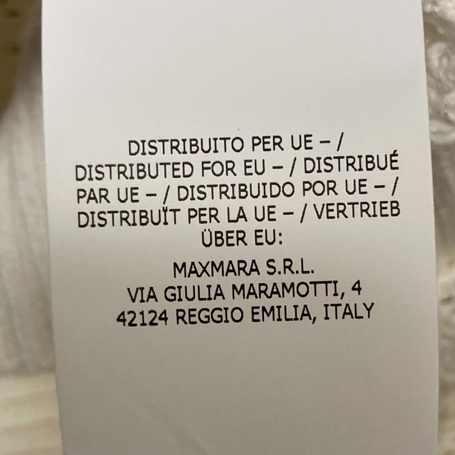 美品 25SS Max Mara マックスマーラ コットンヤーン ファレア ニット サイズS ホワイト レディース 古着 中古 USED Max Mara（マックスマーラ） 美品 25SS Max Mara コットンヤーン