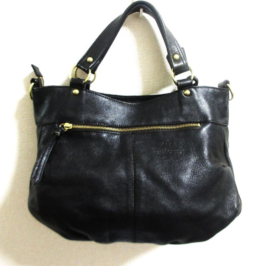 Dakota（ダコタ） 良品 レザーハンドバッグ ブラック レディース 古着 