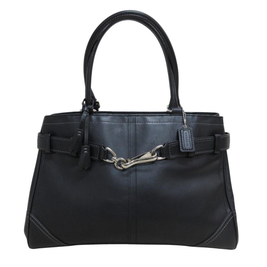COACH（コーチ） 美品 キャリーオール レザー ハンドバッグ F08A71