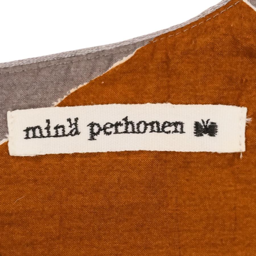 良品 mina perhonen ミナペルホネン wall コットン ロングスリーブブラウス sa1659 サイズ38 マルチカラー レディース 古着 中古 USED mina perhonen - 良品 mina perhonen ミナペルホネン wall コットン