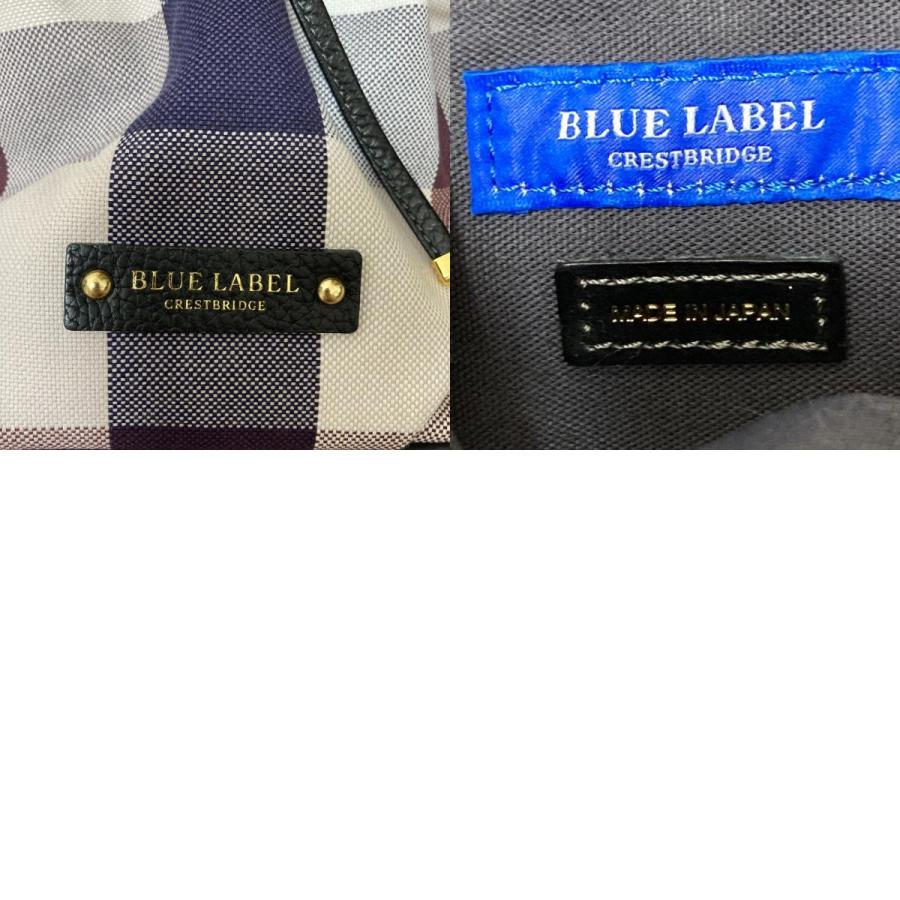 ブルーレーベル　クレストブリッジ 巾着バッグ　BLUE LABEL BLUE LABEL CRESTBRIDGE（ブルーレーベルクレストブリッジ） 美品 巾着