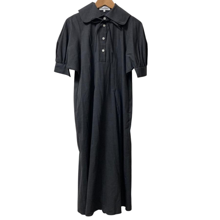 ENFOLD（エンフォルド） 美品 24SS ENFOLD SQUARE-SLEEVES DRESS