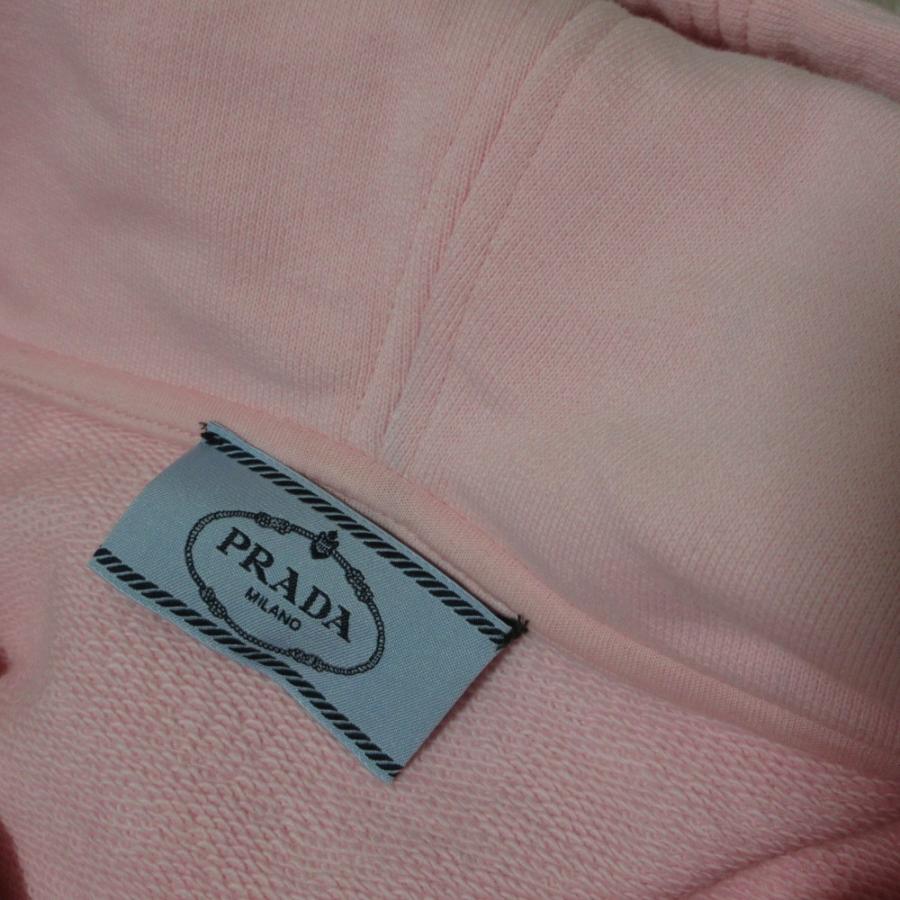 PRADA（プラダ） 良品 トライアングルロゴ クロップド フーディ プル