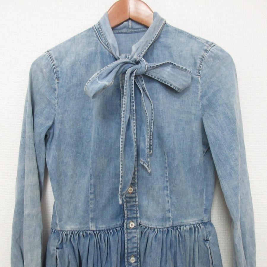 DSQUARED2（ディースクエアード） 美品 ボウタイ付き デニムシャツ