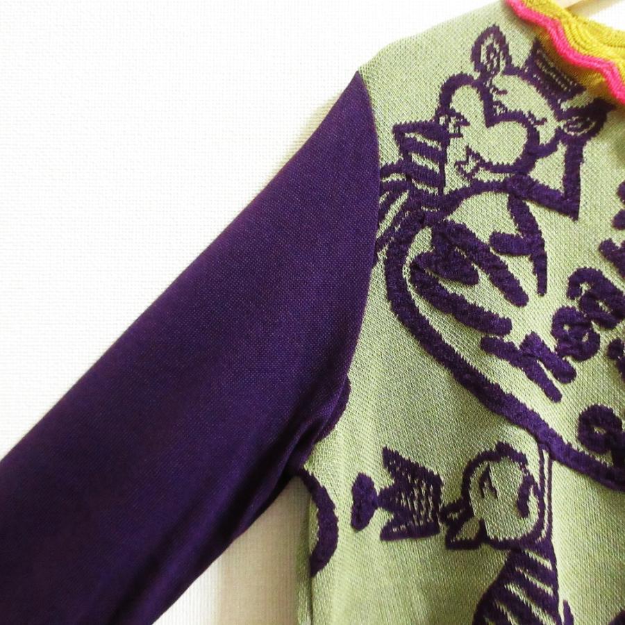 アルベロベロ OLLEBOREBLA 長袖カーディガン カットソー　ブタさん柄 OLLEBOREBLA（オレボレブラ） 美品 ALBEROBELLO アルベロベロ ぶたさん