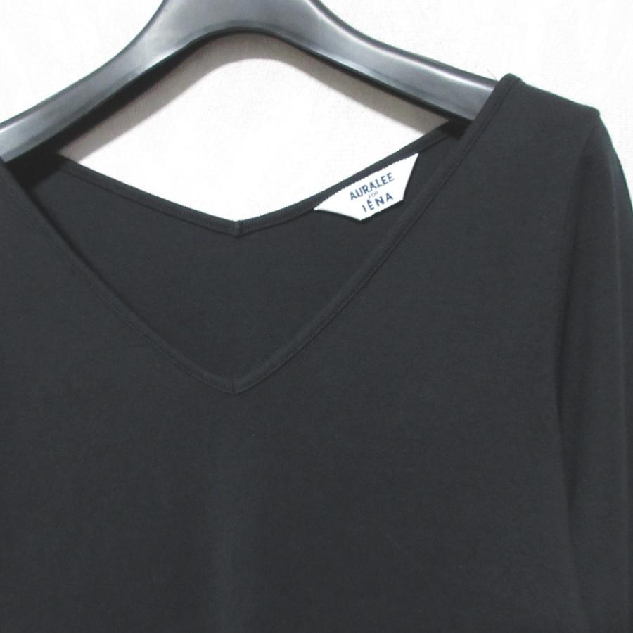 AURALEE（オーラリー） 美品 × IENA イエナ 別注 Vネック カットソー
